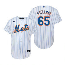 Youth Nike New York Mets #65 Robert Gsellman White Game Authentic Stitched MLB Jersey