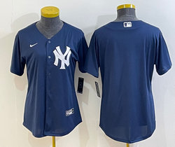 Youth Nike New York Yankees Blank Blue Game Authentic Stitched MLB Jersey