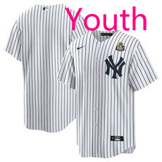 Youth Nike New York Yankees Custom Blank 2024 World Series Baseball Jersey
