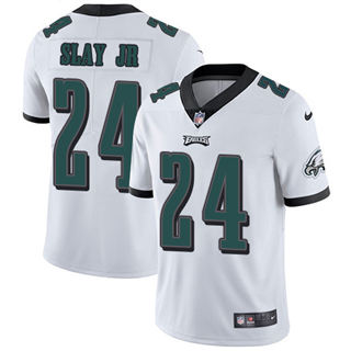 Youth Nike Philadelphia Eagles #24 Darius Slay JR White Vapor Untouchable Authentic Stitched NFL Jersey