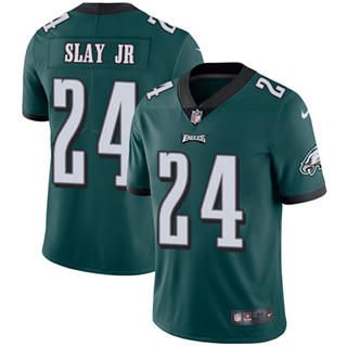Youth Nike Philadelphia Eagles #24 Darius Slay Jr Green Vapor Untouchable Authentic Stitched NFL Jersey