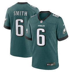 Youth Nike Philadelphia Eagles #6 DeVonta Smith Green Vapor Untouchable Jersey