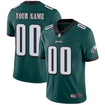 Youth Nike Philadelphia Eagles Customized Green Limited Vapor Untouchable Authentic Stitched NFL Jerseys