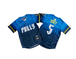 Youth Nike Philadelphia Phillies #5 Bryson Stott Blue City Limited MLB Jersey