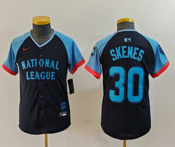 Youth Nike Pittsburgh Pirates #30 Paul Skenes 2024 All Star MLB Jersey