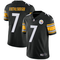 Youth Nike Pittsburgh Steelers #7 Ben Roethlisberger Black Vapor Untouchable Limited Authentic Stitched NFL Jersey