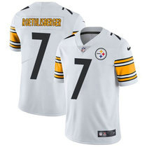 Youth Nike Pittsburgh Steelers #7 Ben Roethlisberger White Vapor Untouchable Limited Authentic Stitched NFL Jersey