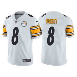 Youth Nike Pittsburgh Steelers #8 Kenny Pickett White Vapor Untouchable Authentic Stitched NFL Jersey