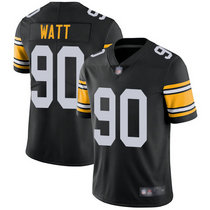Youth Nike Pittsburgh Steelers #90 T. J. Watt Black New Vapor Untouchable Authentic Stitched NFL Jersey