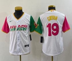 Youth Nike San Diego Padres #19 Tony Gwynn White 2022 City Authentic Stitched MLB Jersey
