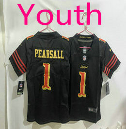 Youth Nike San Francisco 49ers #1 Ricky Pearsall Rivalries Stitched Football Jersey