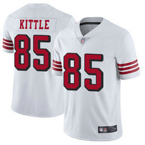 Youth Nike San Francisco 49ers #85 George Kittle White New Vapor Untouchable Authentic Stitched NFL Jersey