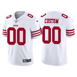 Youth Nike San Francisco 49ers Customized White 2022 Vapor Untouchable Authentic Stitched NFL Jerseys