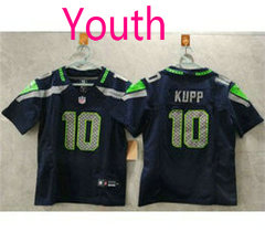 Youth Nike Seattle Seahawks #10 Cooper Kupp Blue NFL Jersey