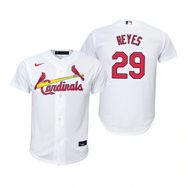 Youth Nike St.Louis Cardinals #29 Alex Reyes White Authentic Stitched MLB Jersey