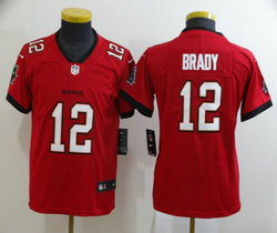 Youth Nike Tampa Bay Buccaneers #12 Tom Brady Red 2020 Vapor Untouchable Authentic Stitched NFL Jersey