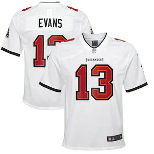 Youth Nike Tampa Bay Buccaneers #13 Mike Evans White Vapor Untouchable Authentic Stitched NFL Jersey.webp