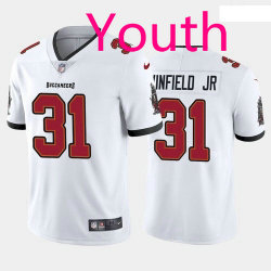 Youth Nike Tampa Bay Buccaneers #31 Antoine Winfield Jr White Vapor Untouchable NFL Jersey