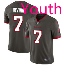 Youth Nike Tampa Bay Buccaneers #7 Bucky Irving Gray Vapor Untouchable NFL Jersey