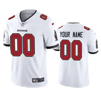 Youth Nike Tampa Bay Buccaneers Customized White Vapor Untouchable Authentic Stitched NFL Jerseys