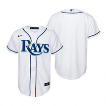 Youth Nike Tampa Bay Rays #Blank White Game Authentic stitched MLB jersey