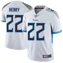 Youth Nike Tennessee Titans #22 Derrick Henry White New Vapor Untouchable Authentic Stitched NFL Jersey
