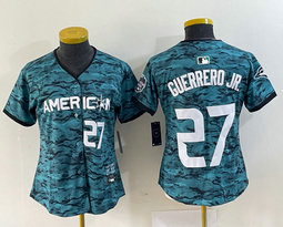 Youth Nike Toronto Blue Jays #27 Vladimir Guerrero Jr Teal 2023 All-Star Stitched Baseball Jersey
