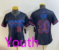 Youth Nike Toronto Blue Jays #30 Alejandro Kirk City MLB jersey