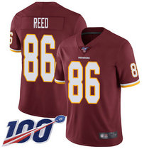 Youth Nike Washington Redskins #86 Jordan Reed 100th Season Red Vapor Untouchable Authentic Stitched NFL Jersey