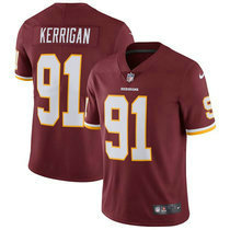 Youth Nike Washington Redskins #91 Ryan Kerrigan Red Vapor Untouchable Authentic Stitched NFL Jersey