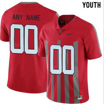 Youth Ohio State Buckeyes Customized Red 1916 Throwback Limited Authentic Stitched NCAA Jersey