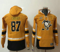 Youth Pittsburgh Penguins #87 Sidney Crosby All Stitched Hooded Sweatshirt