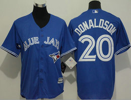 Youth Toronto Blue Jays #20 Josh Donaldson Blue New Majestic Stitched MLB Jersey