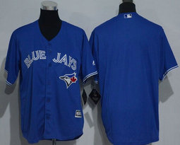 Youth Toronto Blue Jays Blank Blue Cool Base Stitched Baseball Jersey