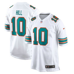 Youth nike Miami  Dolphins #10 Tyreek Hill white NFL jersey
