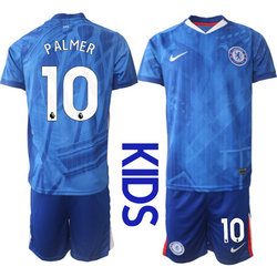 kids 2025-26 Chelsea #10 PALMER Home Soccer Club Jersey