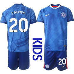 kids 2025-26 Chelsea #20 PALMER Home Soccer Club Jersey