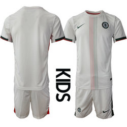 kids 2025-26 Chelsea Blank away Soccer Club Jersey