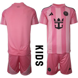 kids 2025-26 Inter Miami CF Blank Home Soccer Club Jersey