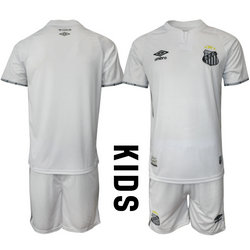 kids 2025-26 Santos FC Blank Home Soccer Club Jersey
