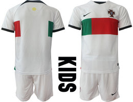 kids Portugal Blank Away goalkeeper soccer jerseys